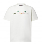 Louis Vuitton Хлопковая футболка LV x The Darjeeling Limited с вышивкой
